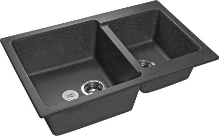 Кухонная мойка GranFest Practik 780K, P-780K графит